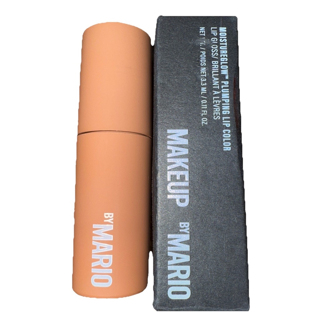 Makeup By Mario Moisture Glow Plumping Lip Color‎ CARAMEL NIB High Shine